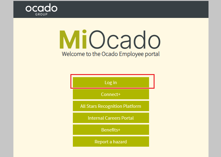 MiOcado – Ocado Employee Login